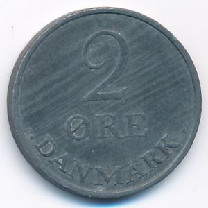 Дания, 2 эре (1958 г.)