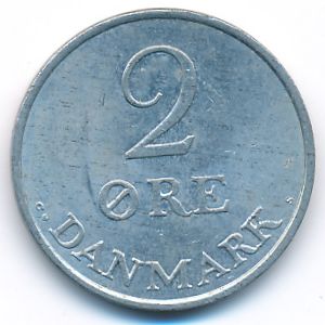 Дания, 2 эре (1971 г.)