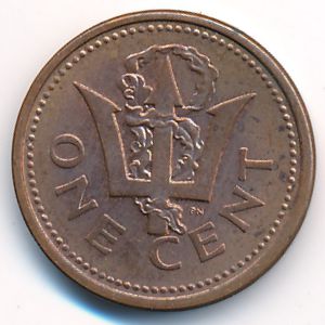 Barbados, 1 cent, 1990