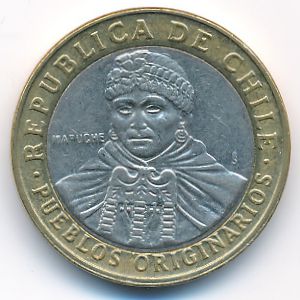 Chile, 100 pesos, 2009