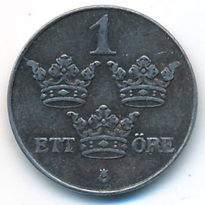 Sweden, 1 ore, 1949