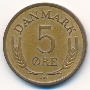 Дания, 5 эре (1965 г.)