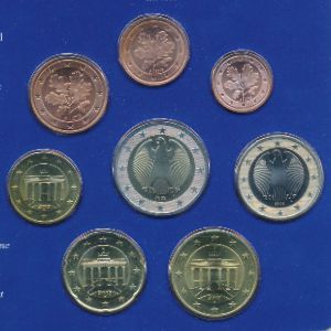 Германия, Набор монет (2002 г.)