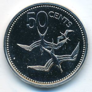 Belize, 50 cents, 1982–1983