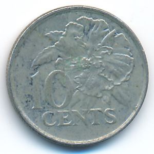 Trinidad & Tobago, 10 cents, 2003