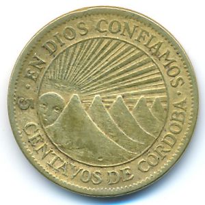 Nicaragua, 5 centavos, 1943