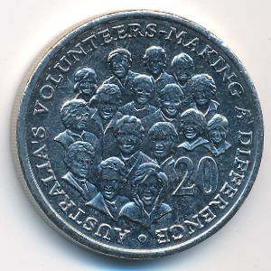 Australia, 20 cents, 2003