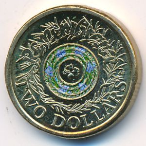 Australia, 2 dollars, 2017