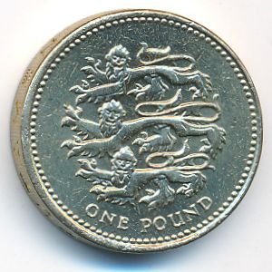 Great Britain, 1 pound, 1996–1997