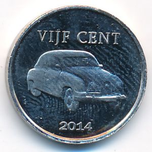 Saba., 5 cents, 2014