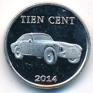 Saba., 10 cents, 2014