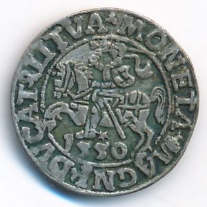 Poland, 1/2 groschen, 1545–1569