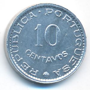 Guinea-Bissau, 10 centavos, 1973