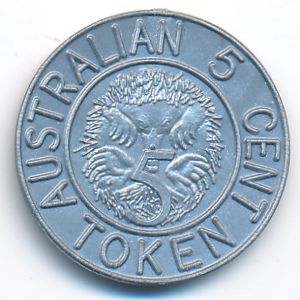 Австралия., 5 центов (1965 г.)