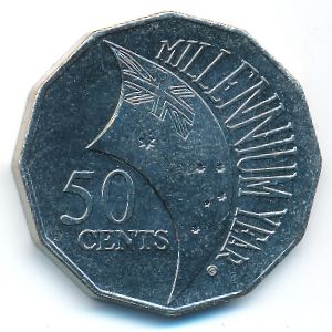 Австралия, 50 центов (2000 г.)