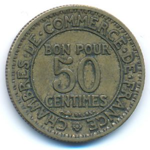 France, 50 centimes, 1926