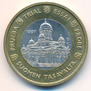 Финляндия., 1 евро (1997 г.)