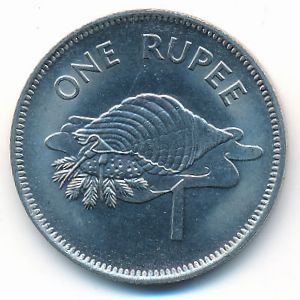 Сейшелы, 1 рупия (1982–1983 г.)
