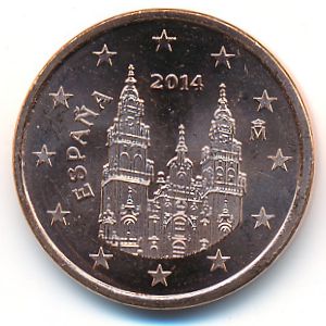 Spain, 5 euro cent, 2010–2020