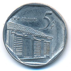Cuba, 5 centavos, 2009