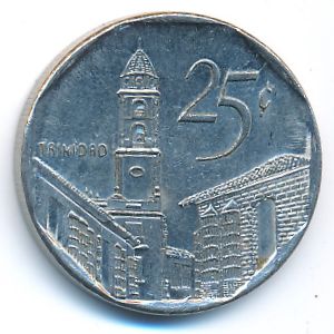 Cuba, 25 centavos, 2001