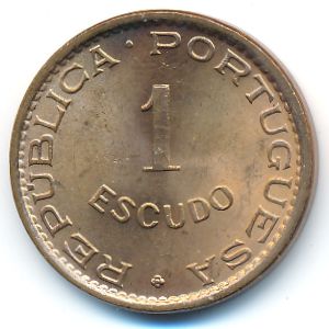 Angola, 1 escudo, 1974