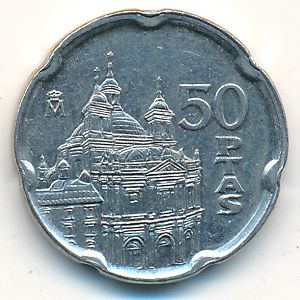 Испания, 50 песет (1995 г.)