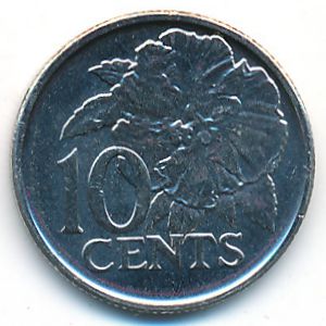 Trinidad & Tobago, 10 cents, 2017