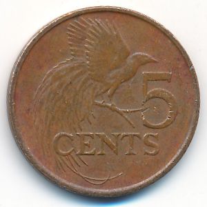 Trinidad & Tobago, 5 cents, 2012