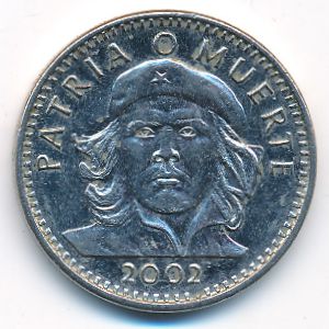 Cuba, 3 pesos, 2002