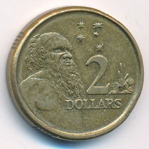 Australia, 2 dollars, 1995