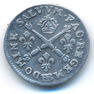 France, 1/16 ecu, 1702–1704