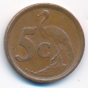 ЮАР, 5 центов (1996 г.)