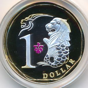 Singapore, 1 dollar, 2013