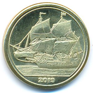 Тортуга., 25 центов (2019 г.)