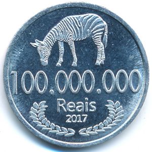 Cabinda., 100000000 reales, 2017