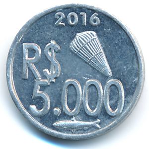 Cabinda., 5000 reals, 2016