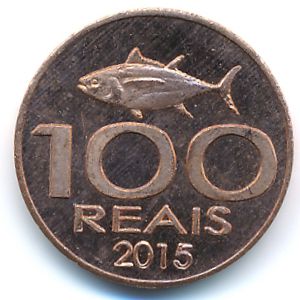 Кабинда., 100 реалов (2015 г.)