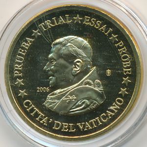 Vatican City., 10 euro cent, 2006