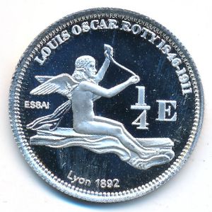 Guadeloupe., 1/4 euro, 2004