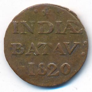 Sumatra, 1 duit, 1816–1822