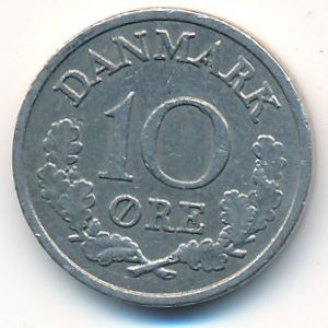 Дания, 10 эре (1972 г.)