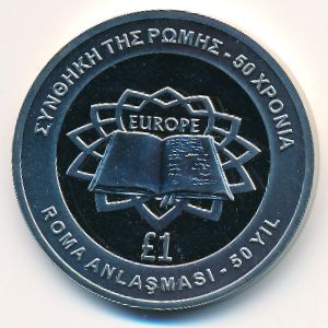 Cyprus, 1 pound, 2007