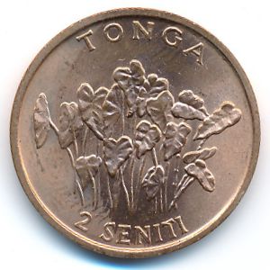 Tonga, 2 seniti, 1981