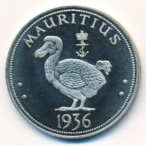 Mauritius., 1 crown, 1936
