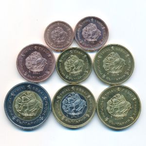 Болгария., Набор монет (2003 г.)