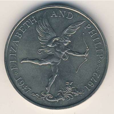 Guernsey, 25 pence, 1972