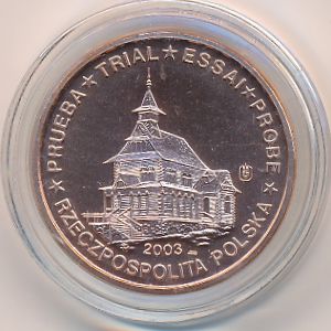 Poland., 1 euro cent, 2003