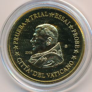Vatican City., 50 euro cent, 2006