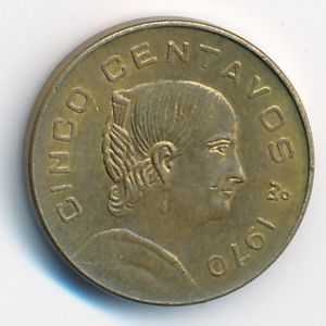 Mexico, 5 centavos, 1970